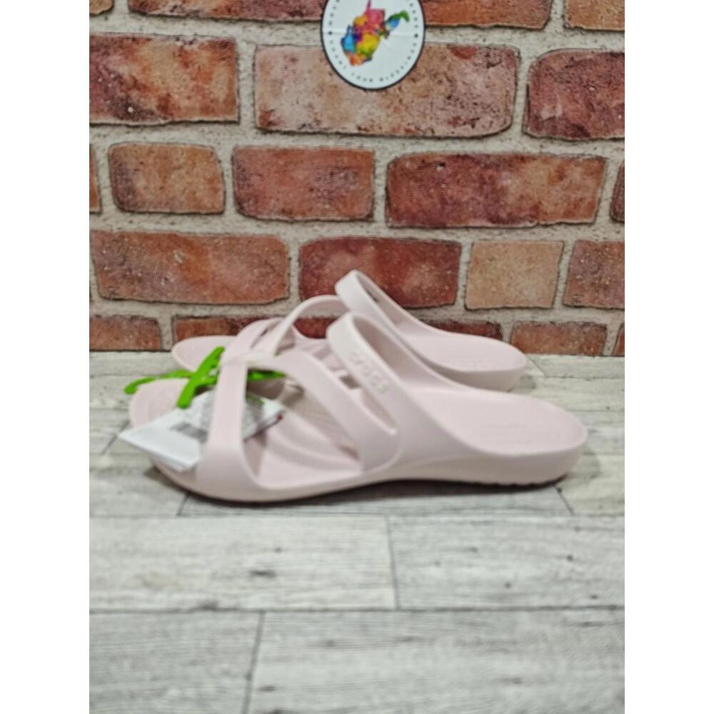 Crocs Kadee II Strappy Women's Size 9 Light Pink Sandals 206756-6PI NWT